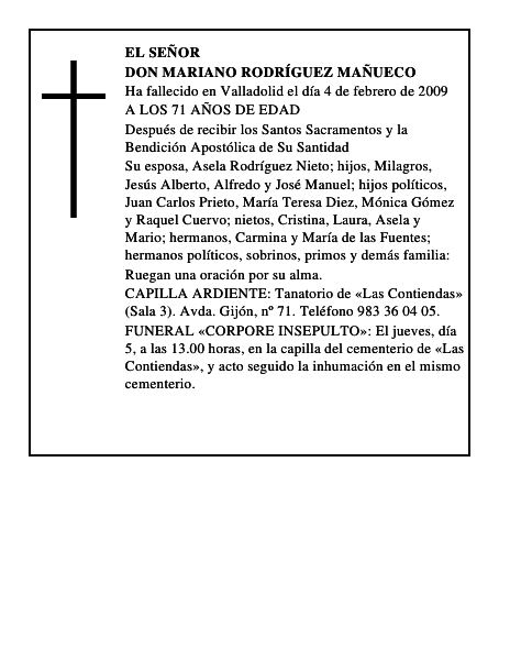 DON MARIANO RODRÍGUEZ MAÑUECO
