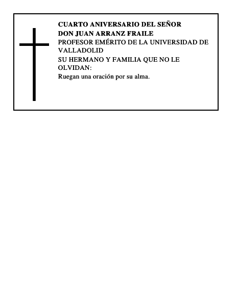 DON JUAN ARRANZ FRAILE