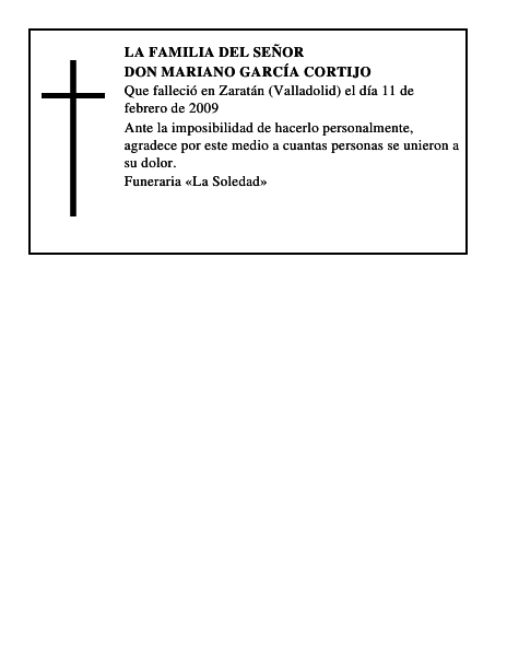 DON MARIANO GARCÍA CORTIJO