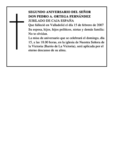 DON PEDRO A. ORTEGA FERNÁNDEZ