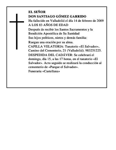 DON SANTIAGO GÓMEZ GARRIDO