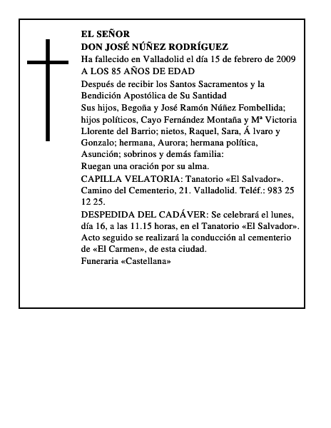 DON JOSÉ NÚÑEZ RODRÍGUEZ