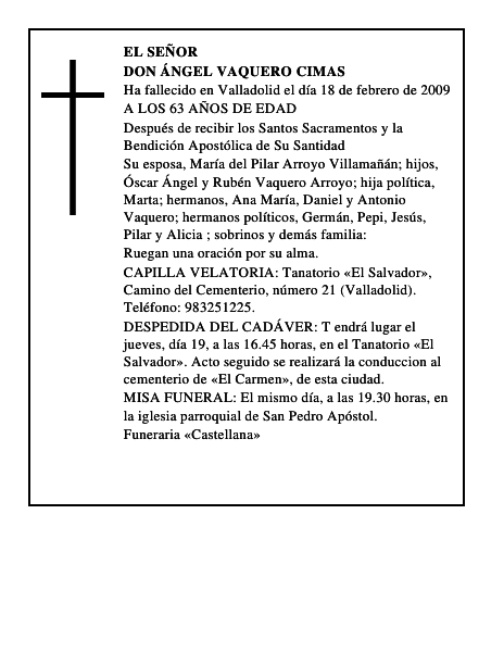 DON ÁNGEL VAQUERO CIMAS