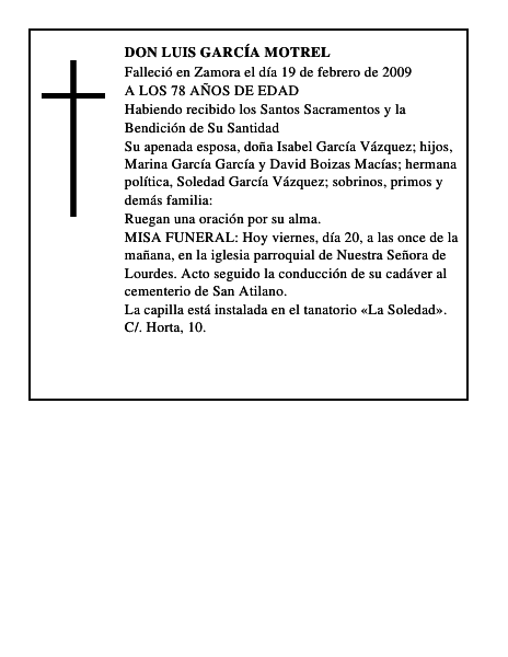 DON LUIS GARCÍA MOTREL