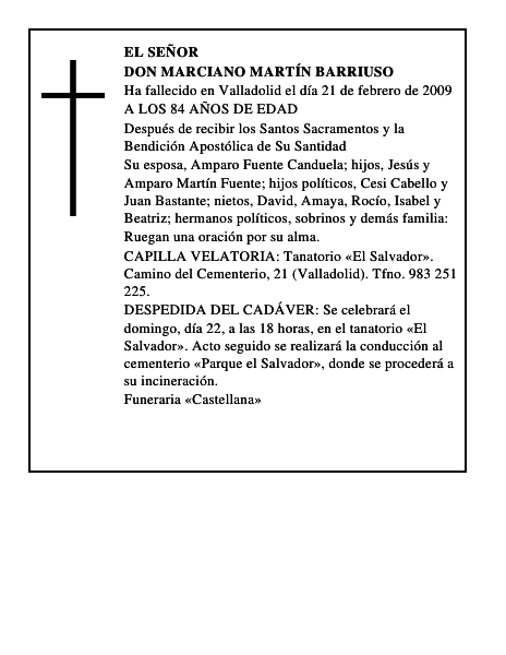 DON MARCIANO MARTÍN BARRIUSO