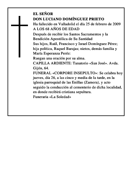DON LUCIANO DOMÍNGUEZ PRIETO