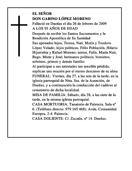 DON GABINO LÓPEZ MORENO