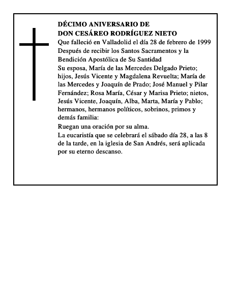 DON CESÁREO RODRÍGUEZ NIETO