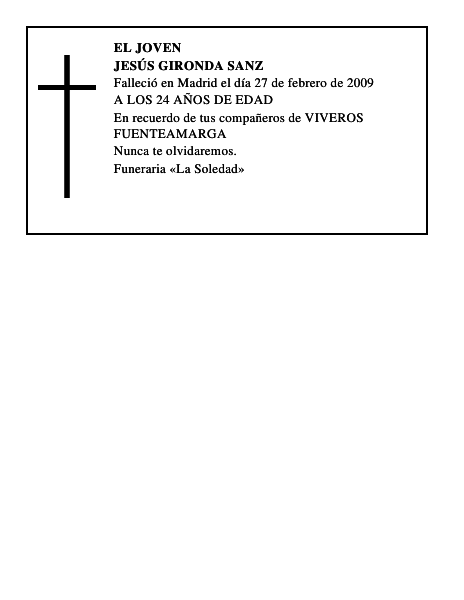 JESÚS GIRONDA SANZ