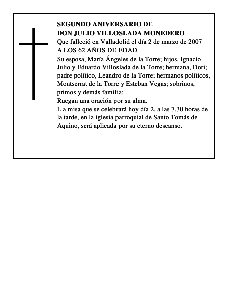 DON JULIO VILLOSLADA MONEDERO