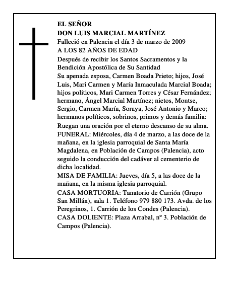 DON LUIS MARCIAL MARTÍNEZ