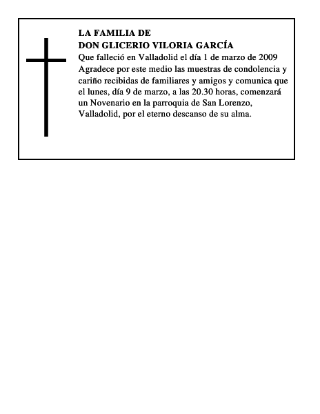 DON GLICERIO VILORIA GARCÍA