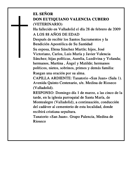 DON EUTIQUIANO VALENCIA CUBERO