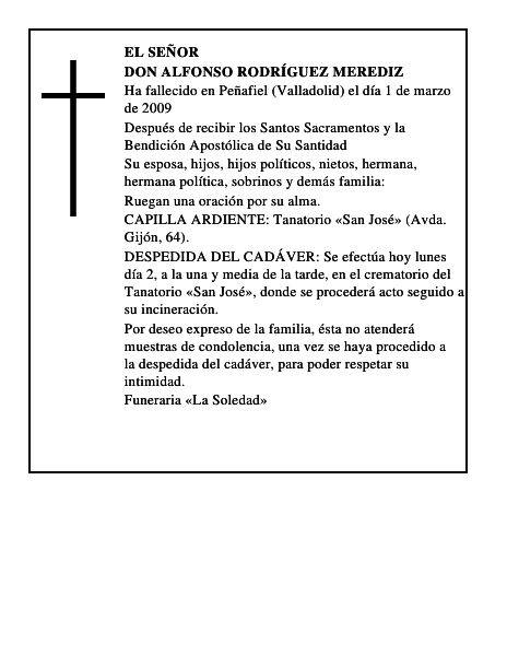 DON ALFONSO RODRÍGUEZ MEREDIZ