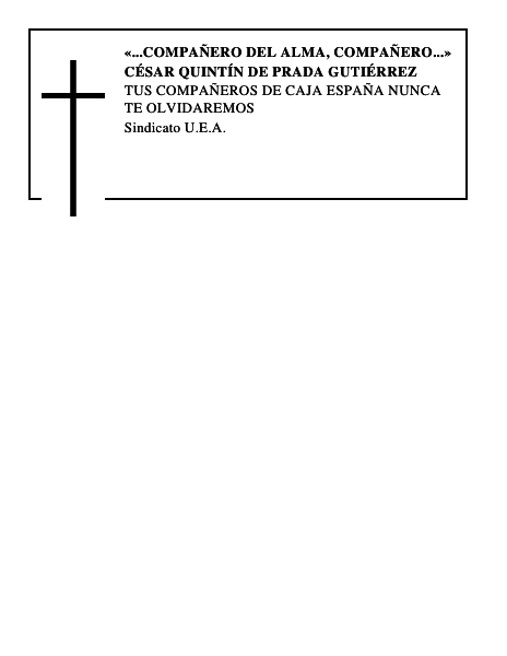 CÉSAR QUINTÍN DE PRADA GUTIÉRREZ