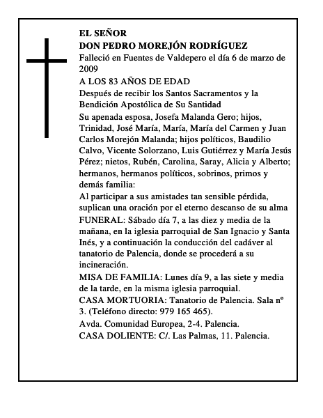 DON PEDRO MOREJÓN RODRÍGUEZ