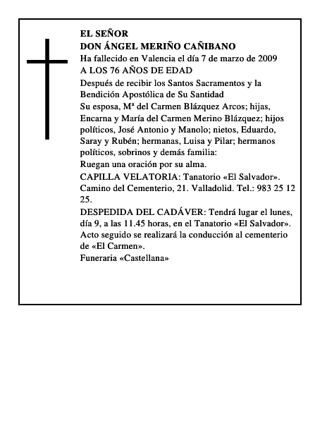DON ÁNGEL MERIÑO CAÑIBANO