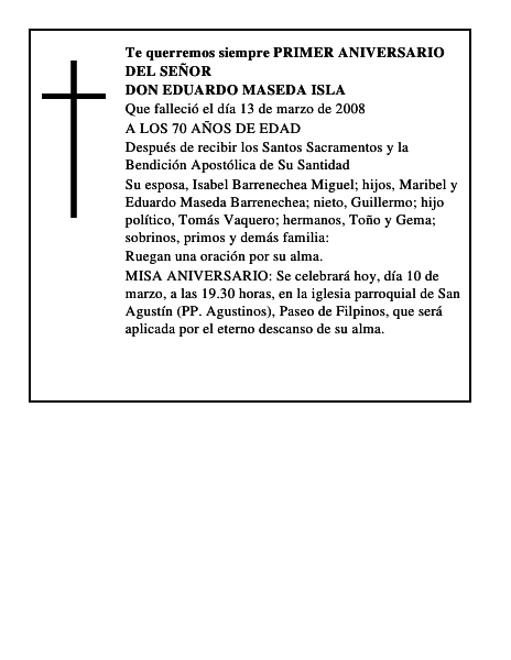 DON EDUARDO MASEDA ISLA