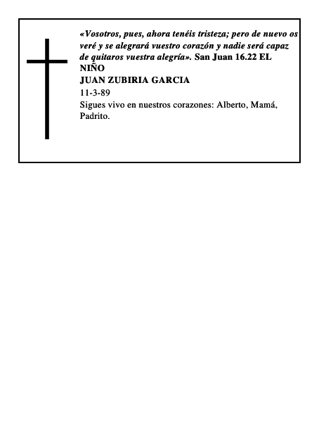JUAN ZUBIRIA GARCIA