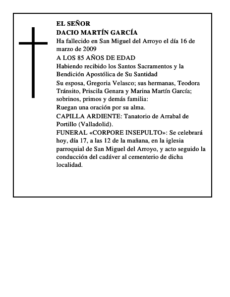 DACIO MARTÍN GARCÍA