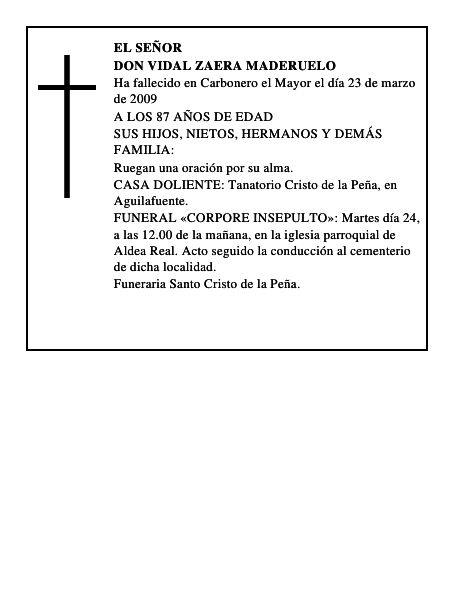 DON VIDAL ZAERA MADERUELO