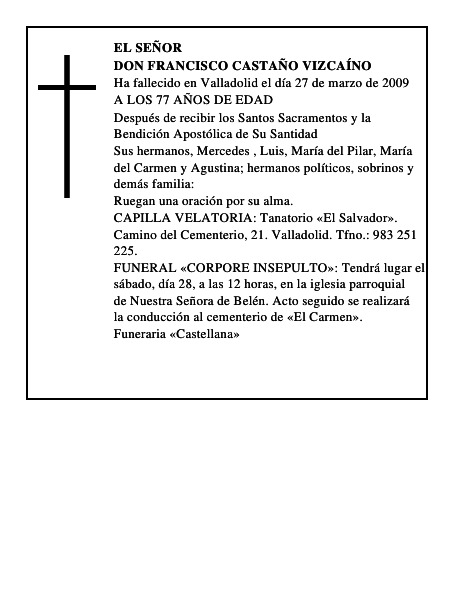 DON FRANCISCO CASTAÑO VIZCAÍNO