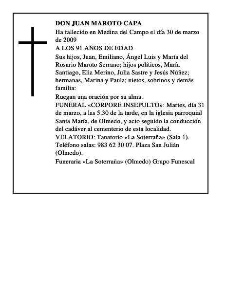 DON JUAN MAROTO CAPA
