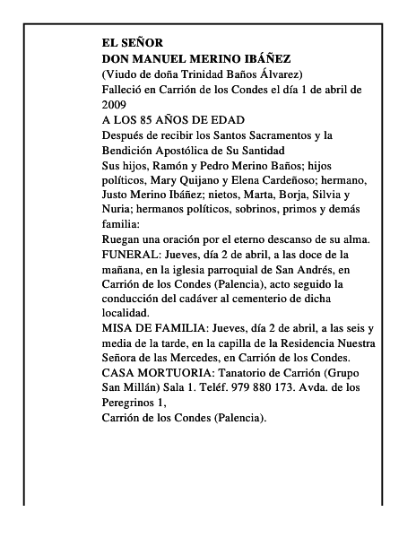 DON MANUEL MERINO IBÁÑEZ