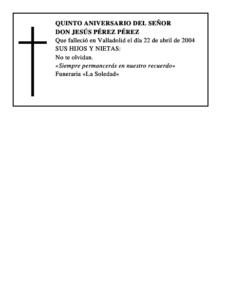 DON JESÚS PÉREZ PÉREZ