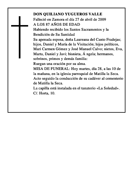 DON QUILIANO YUGUEROS VALLE
