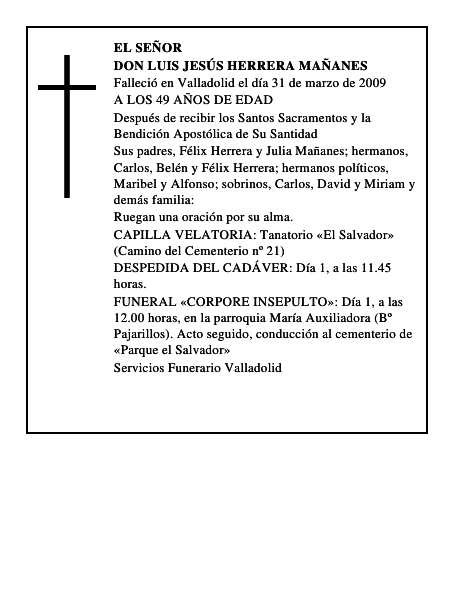 DON LUIS JESÚS HERRERA MAÑANES