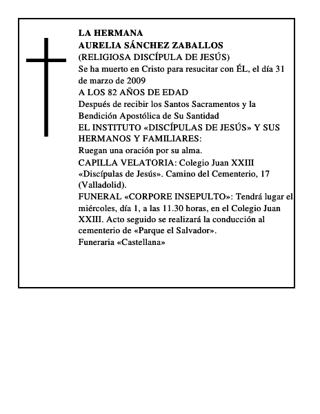 AURELIA SÁNCHEZ ZABALLOS