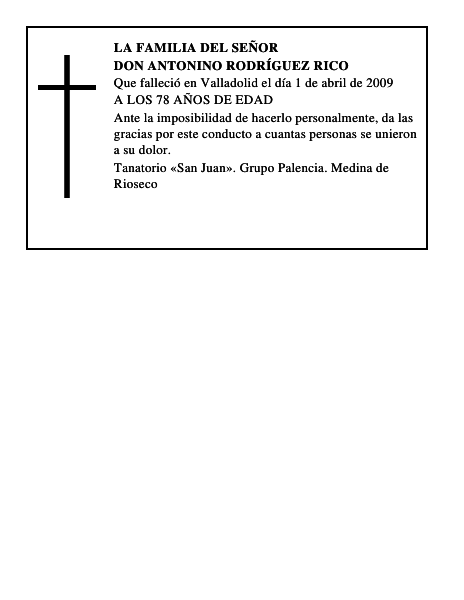 DON ANTONINO RODRÍGUEZ RICO
