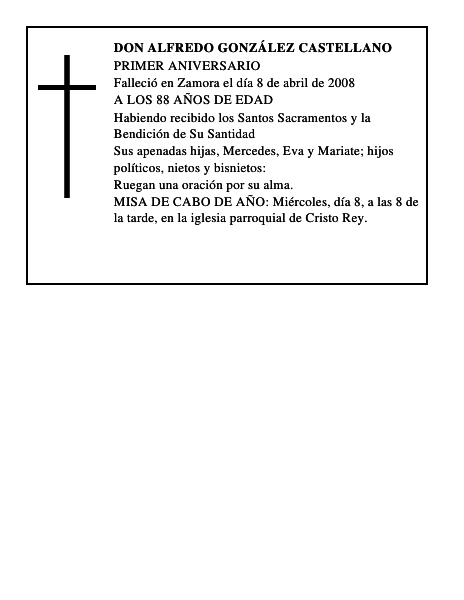 DON ALFREDO GONZÁLEZ CASTELLANO