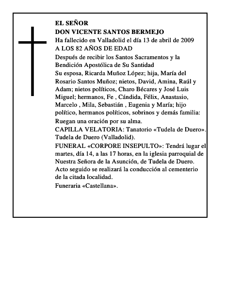 DON VICENTE SANTOS BERMEJO