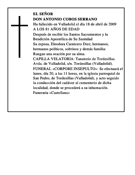 DON ANTONIO COBOS SERRANO