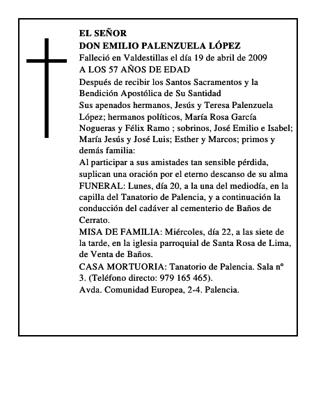 DON EMILIO PALENZUELA LÓPEZ