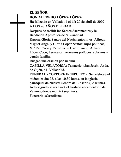 DON ALFREDO LÓPEZ LÓPEZ