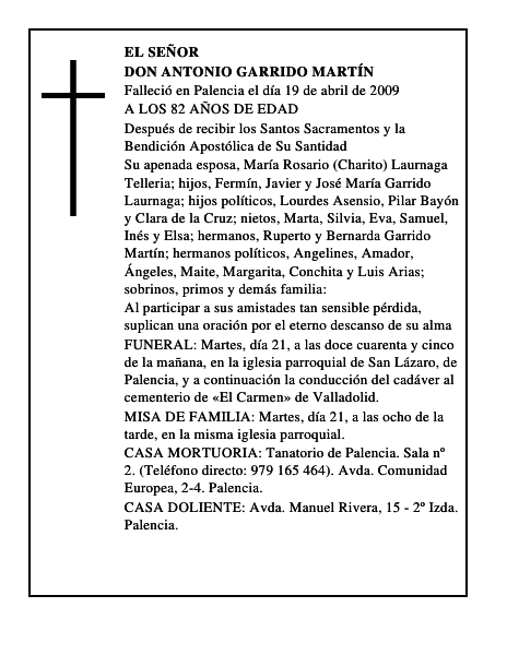 DON ANTONIO GARRIDO MARTÍN