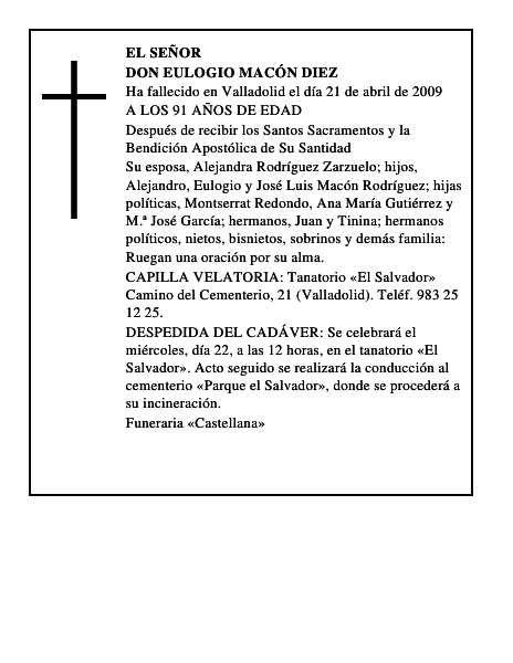 DON EULOGIO MACÓN DIEZ