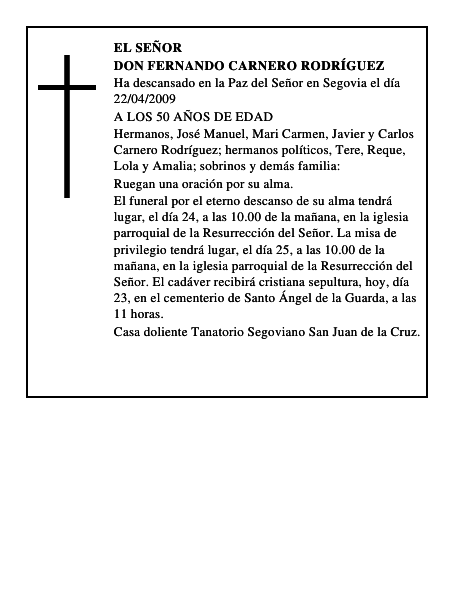 DON FERNANDO CARNERO RODRÍGUEZ