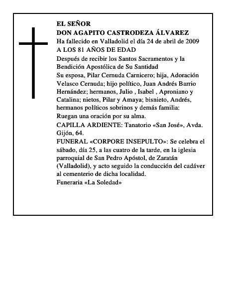 DON AGAPITO CASTRODEZA ÁLVAREZ
