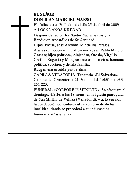 DON JUAN MARCIEL MAESO