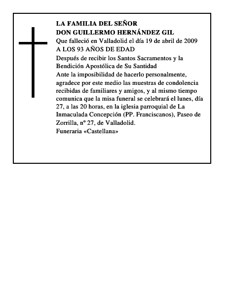 DON GUILLERMO HERNÁNDEZ GIL