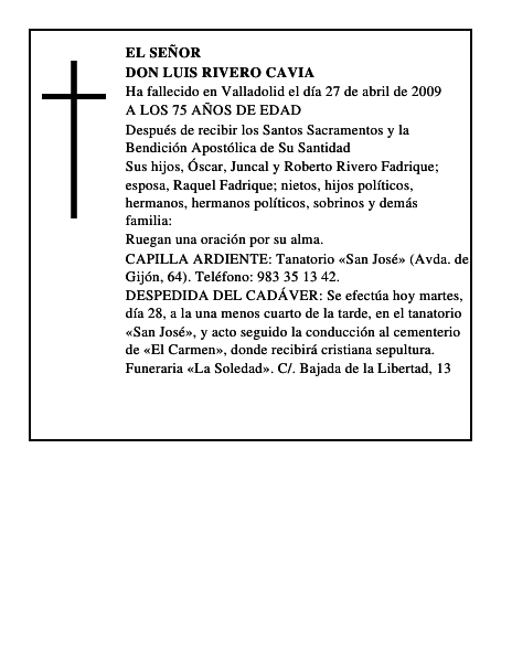 DON LUIS RIVERO CAVIA