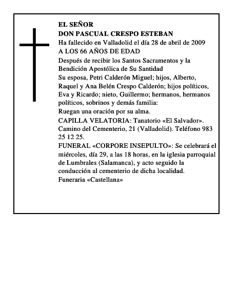 DON PASCUAL CRESPO ESTEBAN