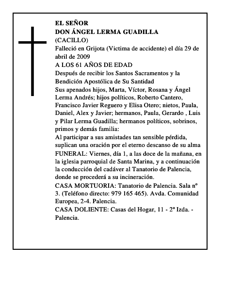 DON ÁNGEL LERMA GUADILLA