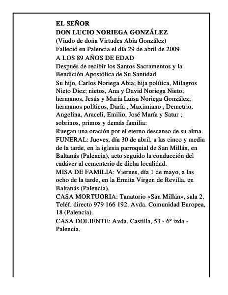 DON LUCIO NORIEGA GONZÁLEZ