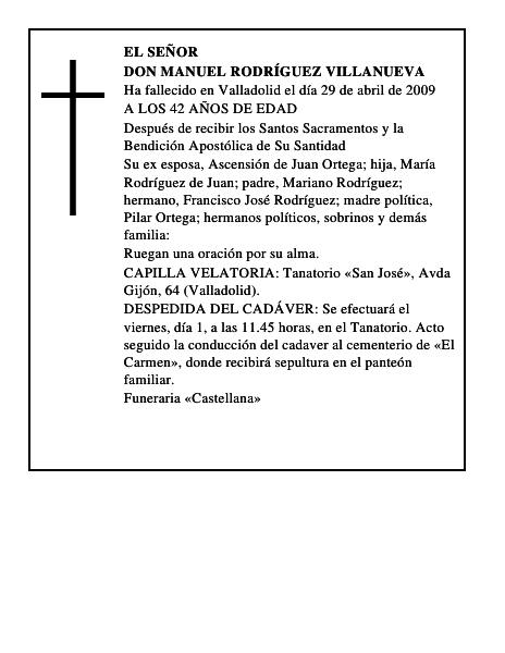 DON MANUEL RODRÍGUEZ VILLANUEVA