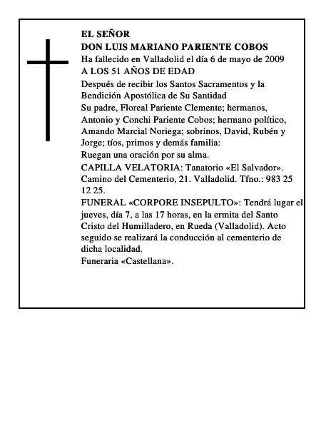 DON LUIS MARIANO PARIENTE COBOS